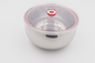 3 pcs Small size Kitchenware stainless steel storage container set round shape food preservation box