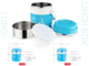 Airtight high quality tableware 1.9L vacuum custom food jar keep hot cold with spoon office portable food carrier